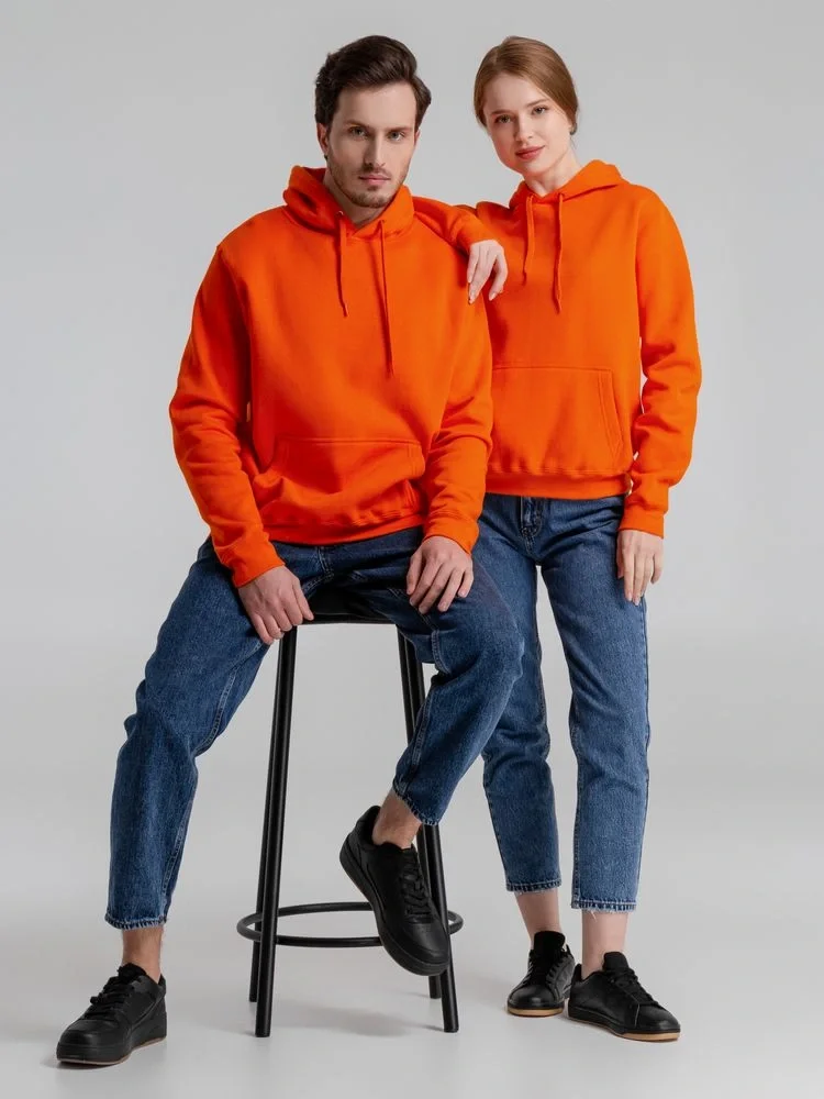 Толстовка с капюшоном Slam 320, оранжевая - фото 20