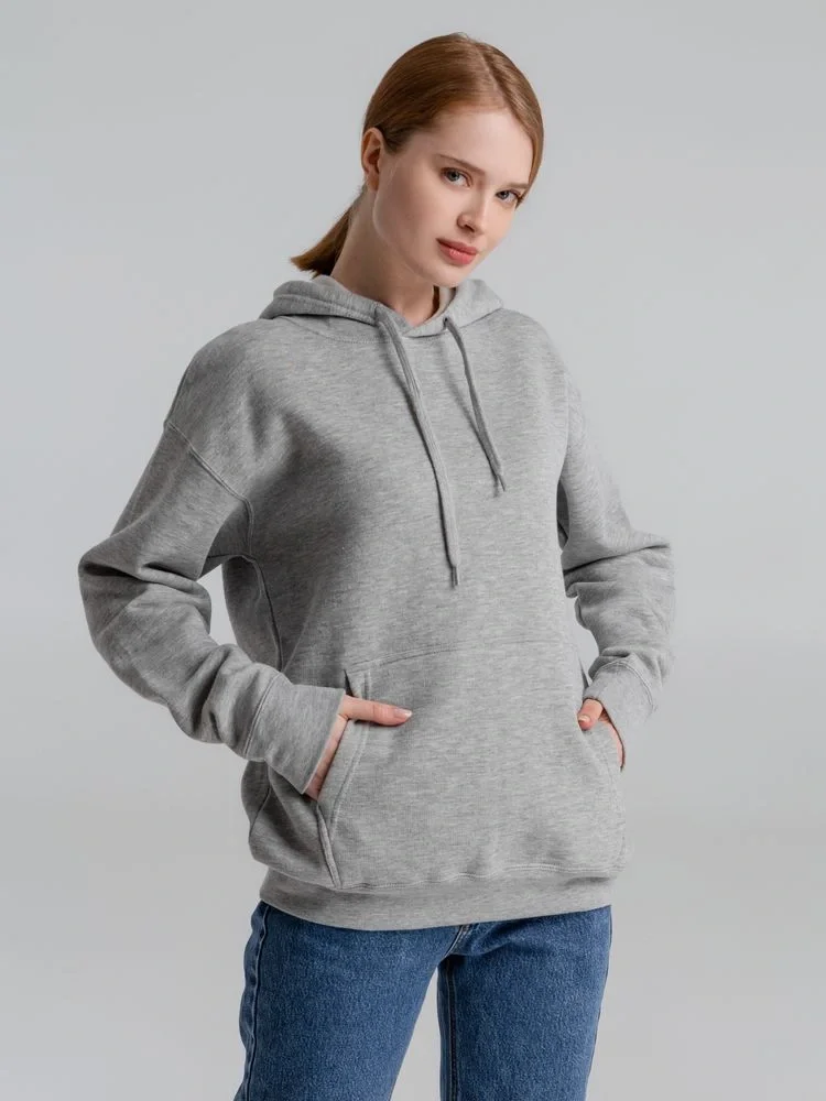 Толстовка с капюшоном Slam 320, серый меланж - фото 15