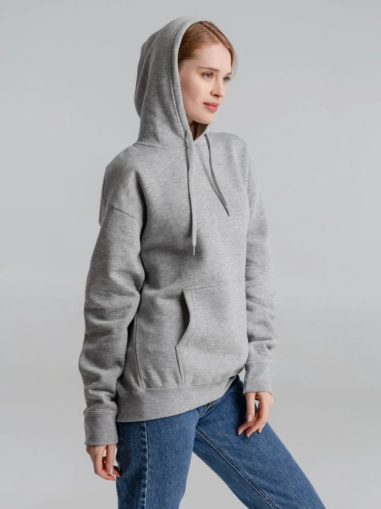 Толстовка с капюшоном Slam 320, серый меланж - фото 16