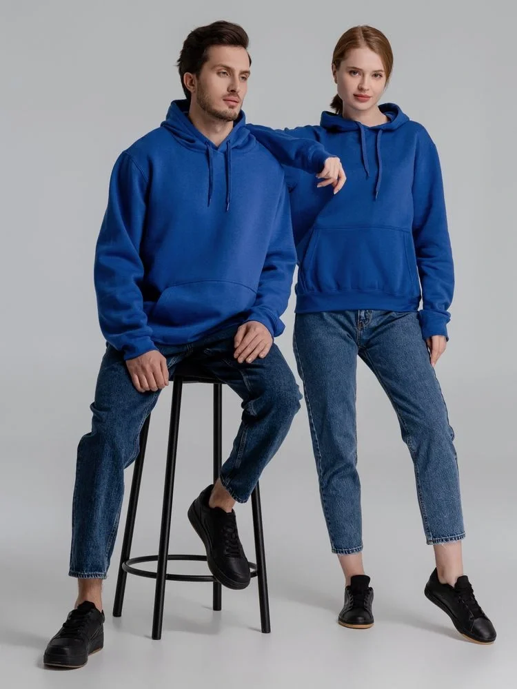 Толстовка с капюшоном Slam 320, ярко-синяя - фото 20