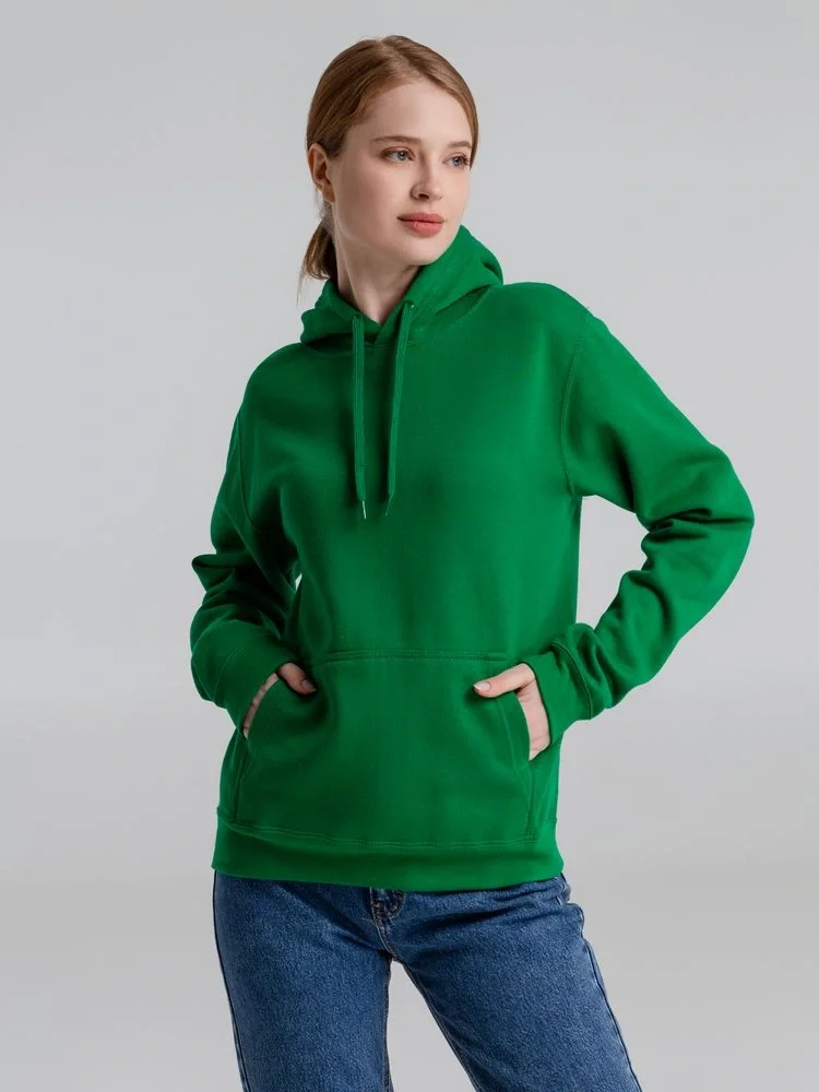 Толстовка с капюшоном Slam 320, ярко-зеленая - фото 14