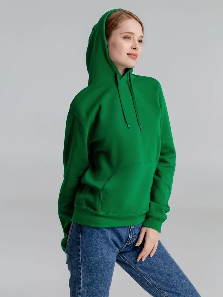 Толстовка с капюшоном Slam 320, ярко-зеленая - фото 15