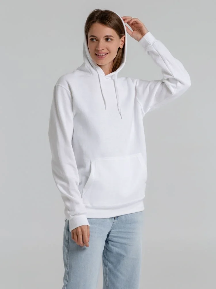 Толстовка с капюшоном Snake II белая - фото 12