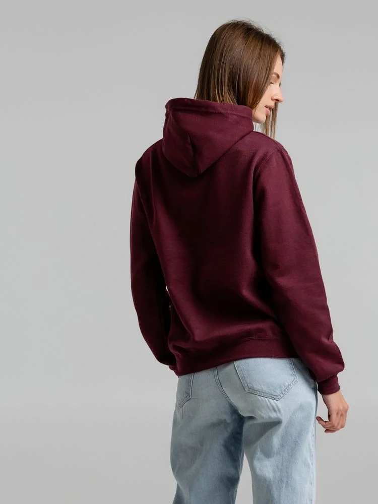 Толстовка с капюшоном Snake II бордовая - фото 13