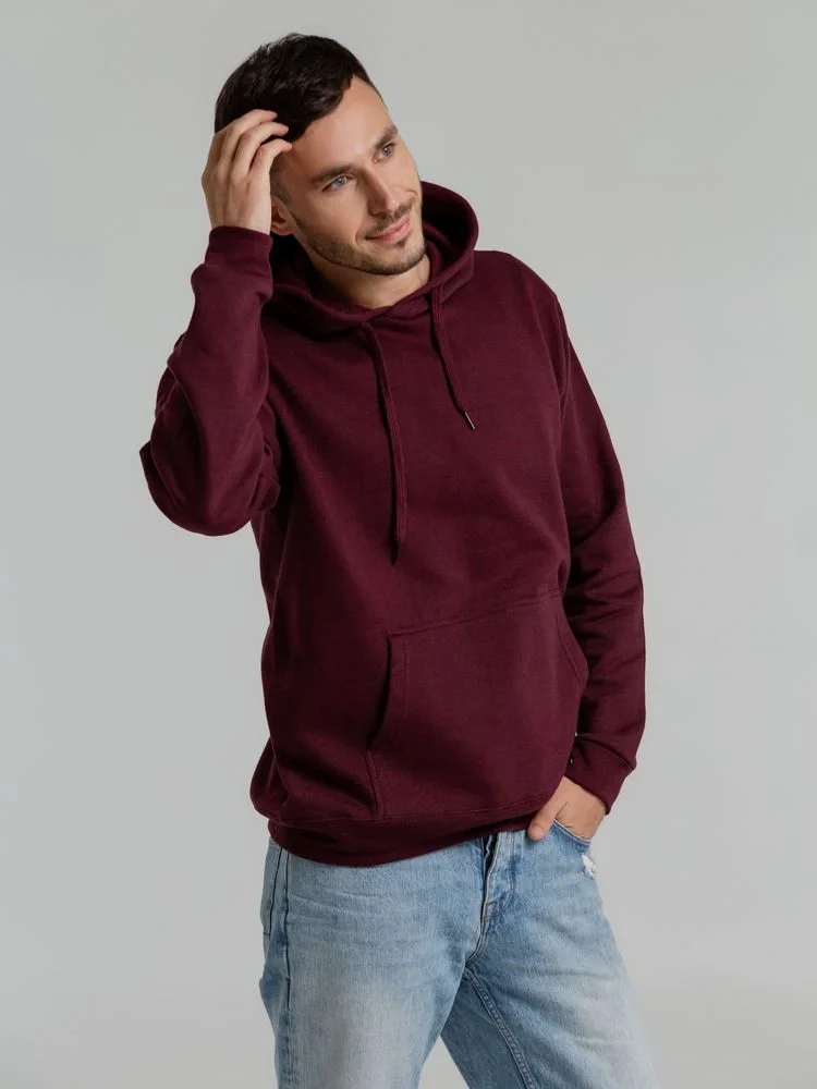 Толстовка с капюшоном Snake II бордовая - фото 14