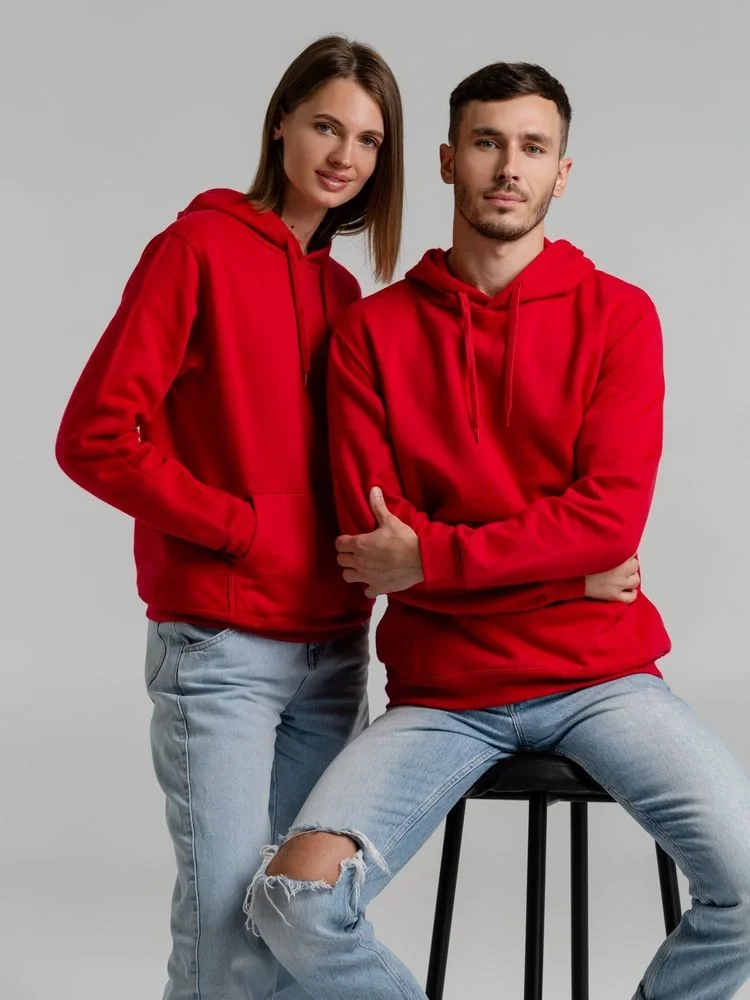 Толстовка с капюшоном Snake II красная - фото 16