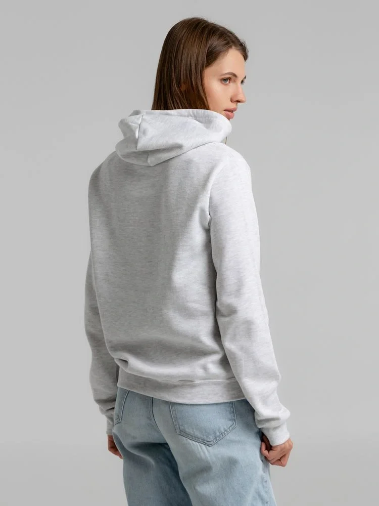 Толстовка с капюшоном Snake II светло-серый меланж - фото 13