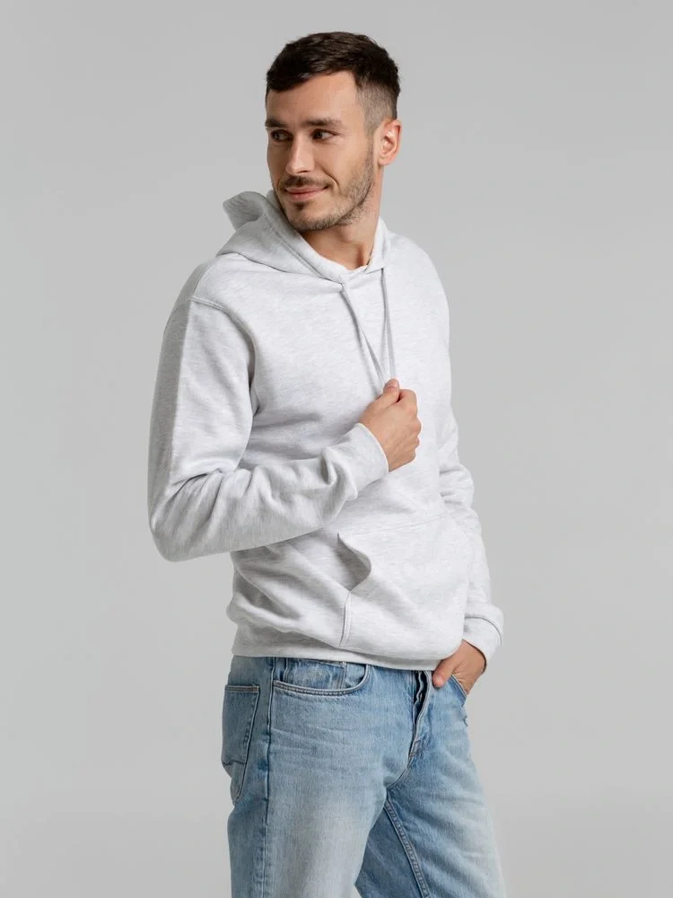 Толстовка с капюшоном Snake II светло-серый меланж - фото 14