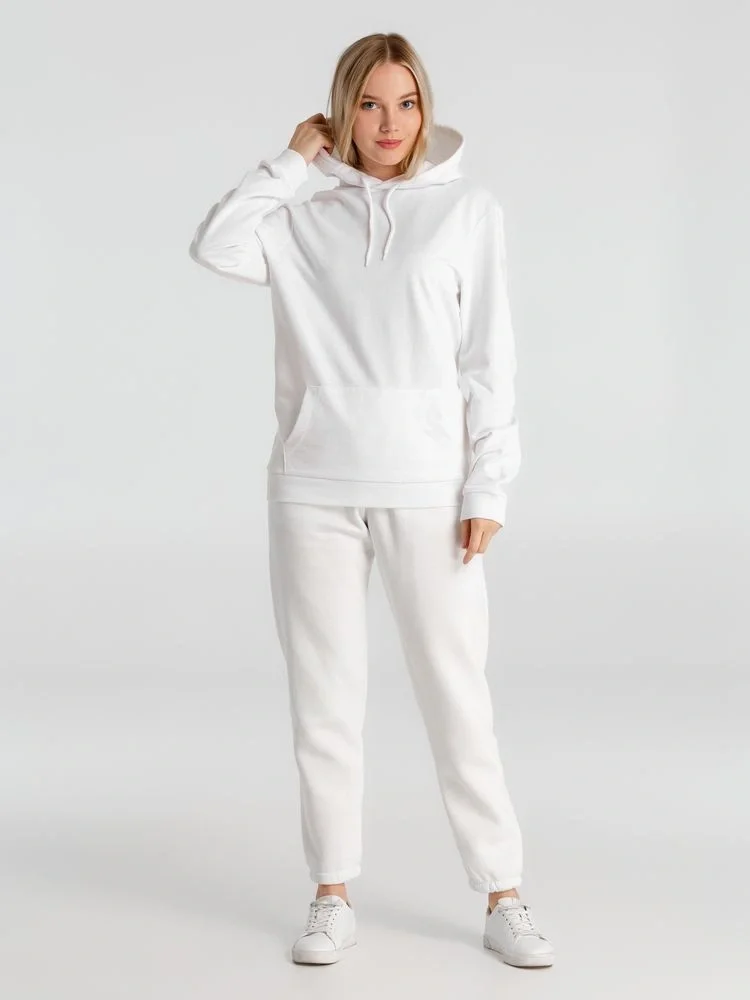 Толстовка с капюшоном унисекс Hoodie, белая - фото 18