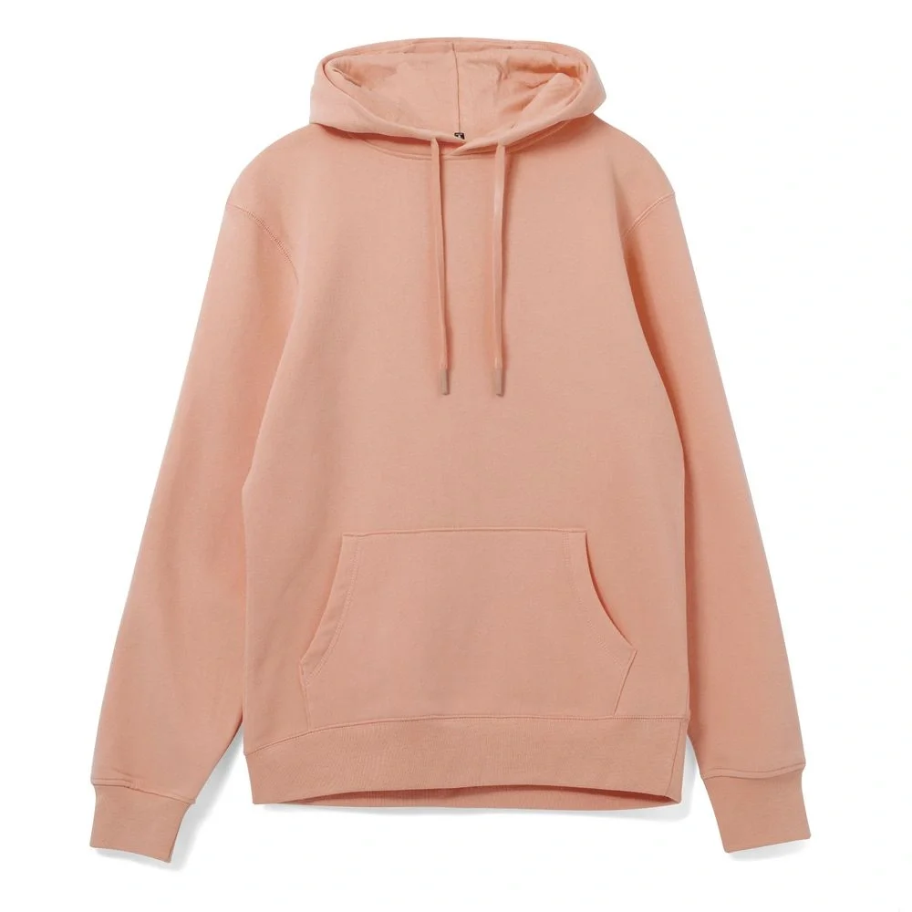 Толстовка с капюшоном унисекс Hoodie, бежевая (nude) - фото 7