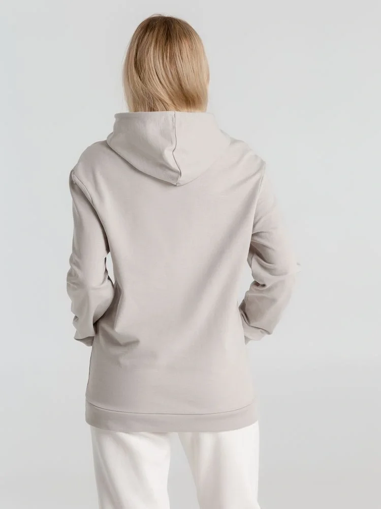 Толстовка с капюшоном унисекс Hoodie, дымчато-серая - фото 18