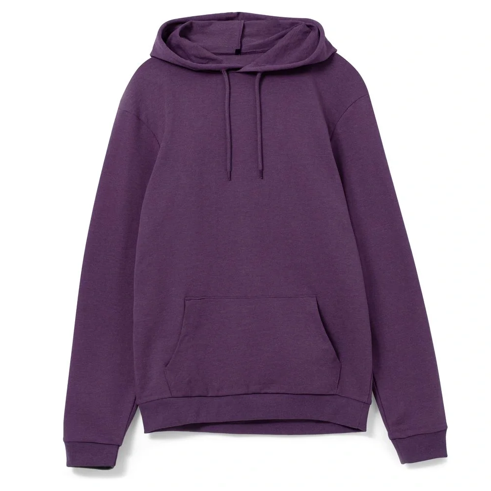 Толстовка с капюшоном унисекс Hoodie, фиолетовый меланж - фото 7