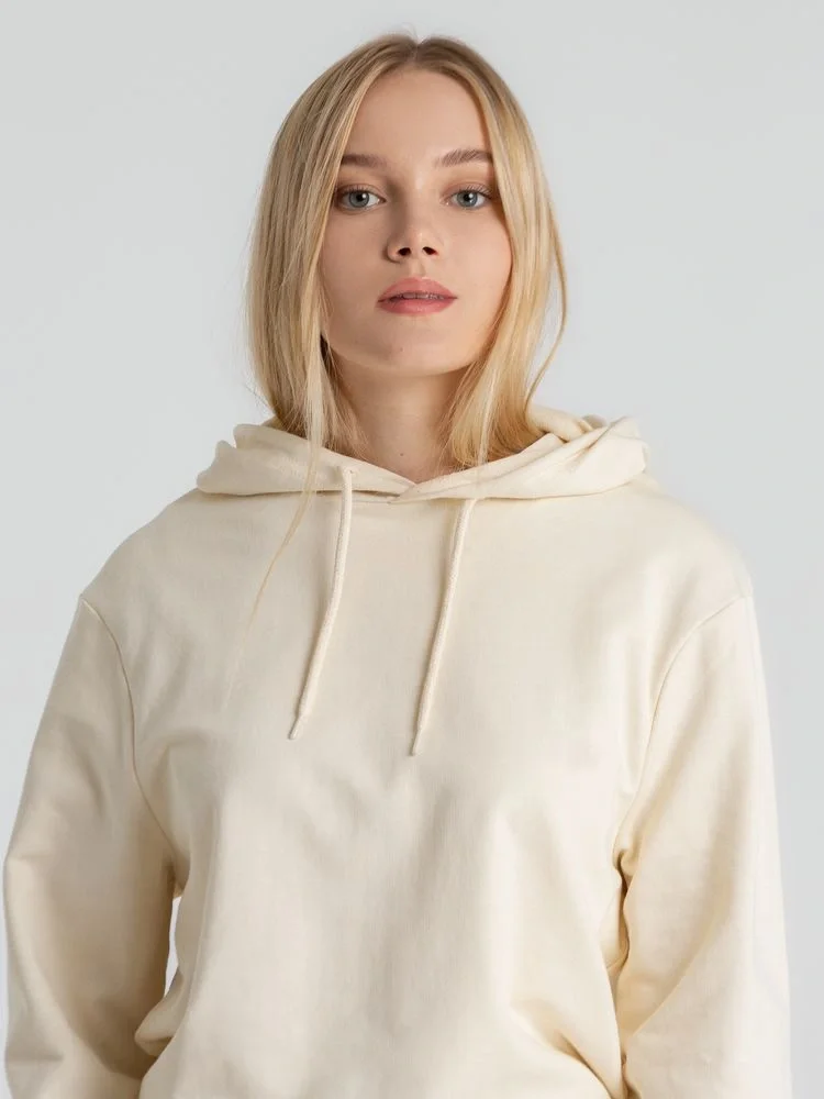 Толстовка с капюшоном унисекс Hoodie, светло-желтая - фото 12