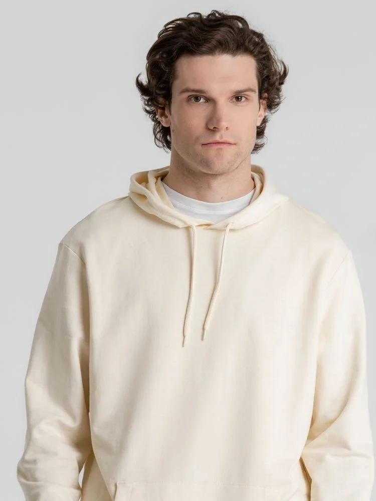 Толстовка с капюшоном унисекс Hoodie, светло-желтая - фото 16
