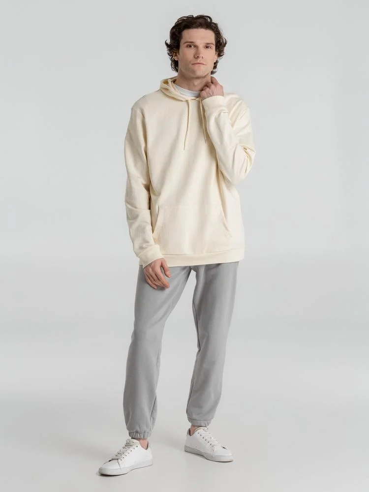 Толстовка с капюшоном унисекс Hoodie, светло-желтая - фото 17