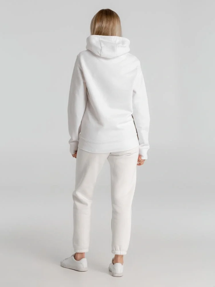 Толстовка с капюшоном унисекс King, белая - фото 11