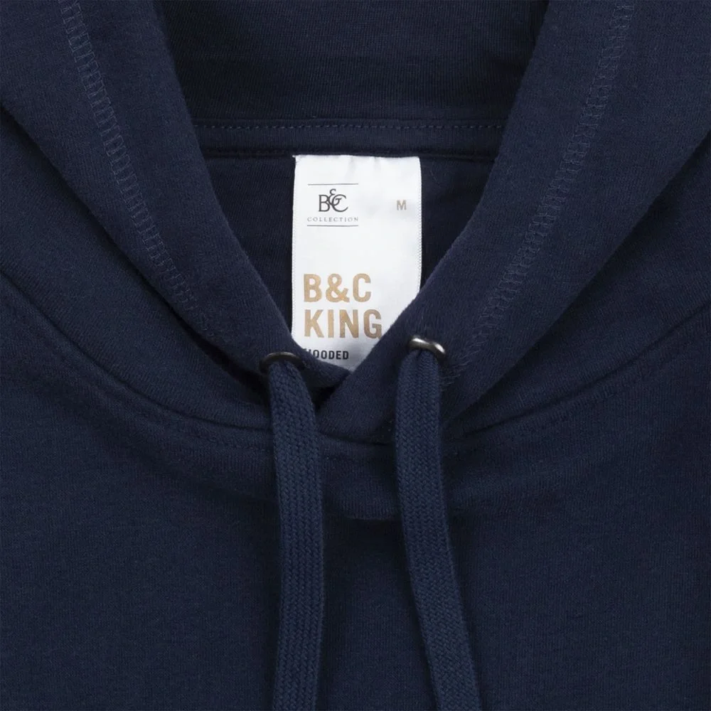 Толстовка с капюшоном унисекс King, белая - фото 4