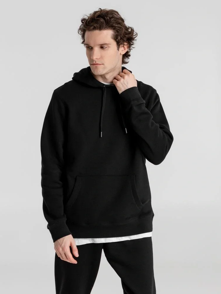 Толстовка с капюшоном унисекс King, черная - фото 12