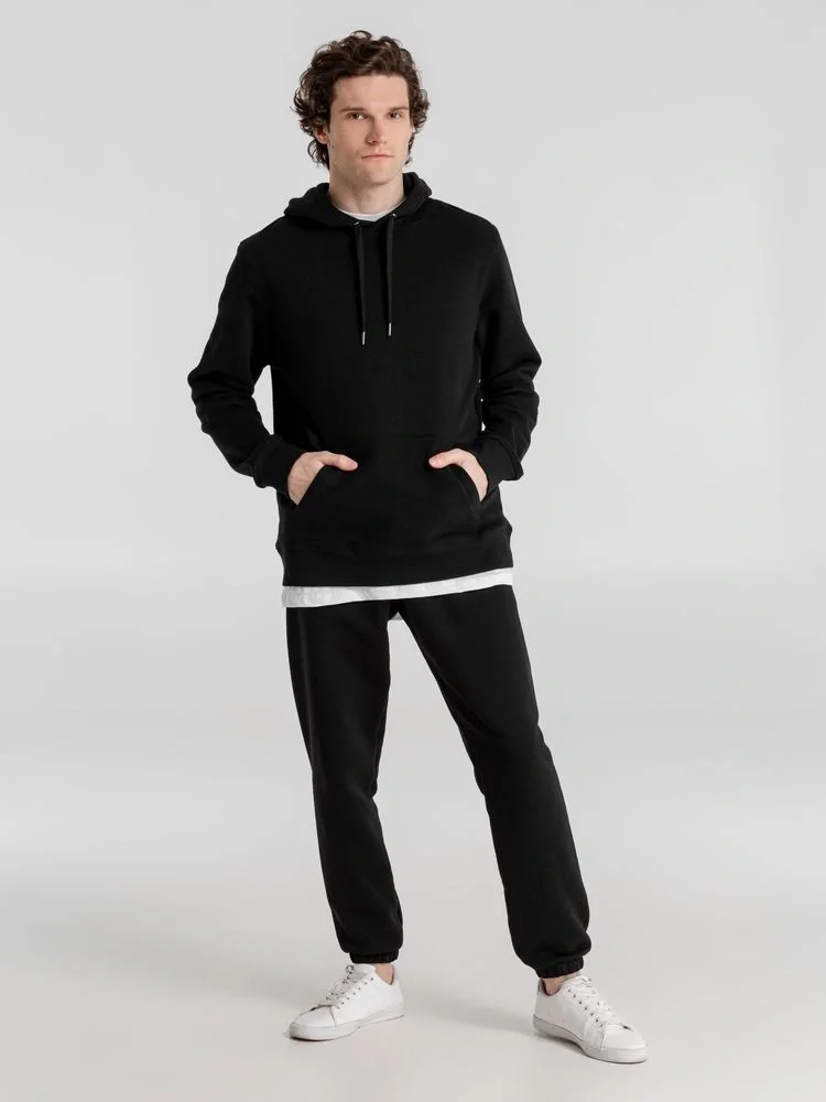 Толстовка с капюшоном унисекс King, черная - фото 13