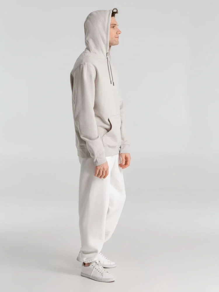 Толстовка с капюшоном унисекс King, дымчато-серая - фото 11