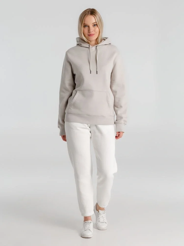 Толстовка с капюшоном унисекс King, дымчато-серая - фото 15