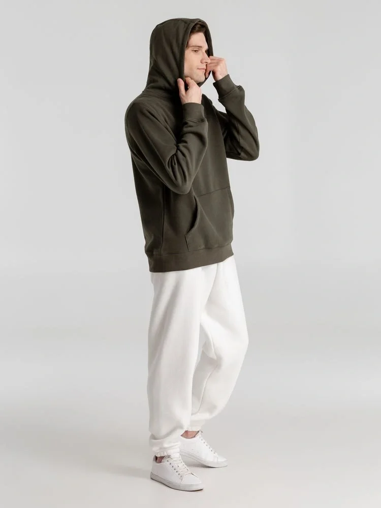 Толстовка с капюшоном унисекс King, хаки - фото 10