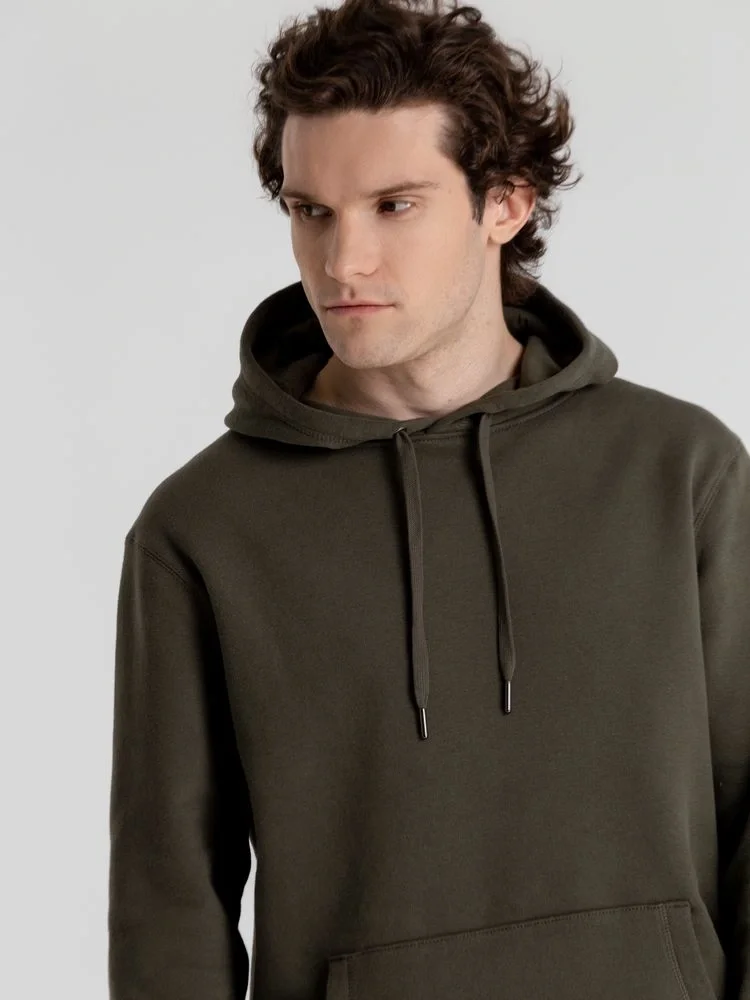 Толстовка с капюшоном унисекс King, хаки - фото 8