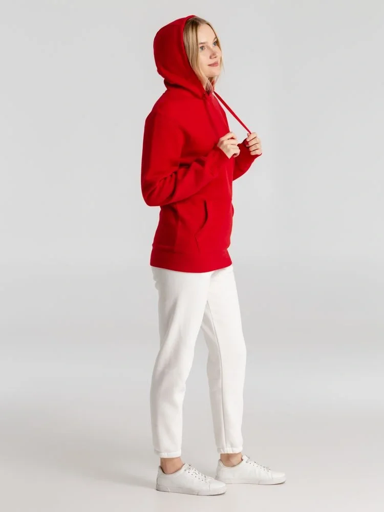 Толстовка с капюшоном унисекс King, красная - фото 10