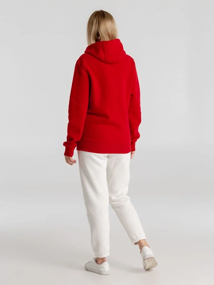 Толстовка с капюшоном унисекс King, красная - фото 11