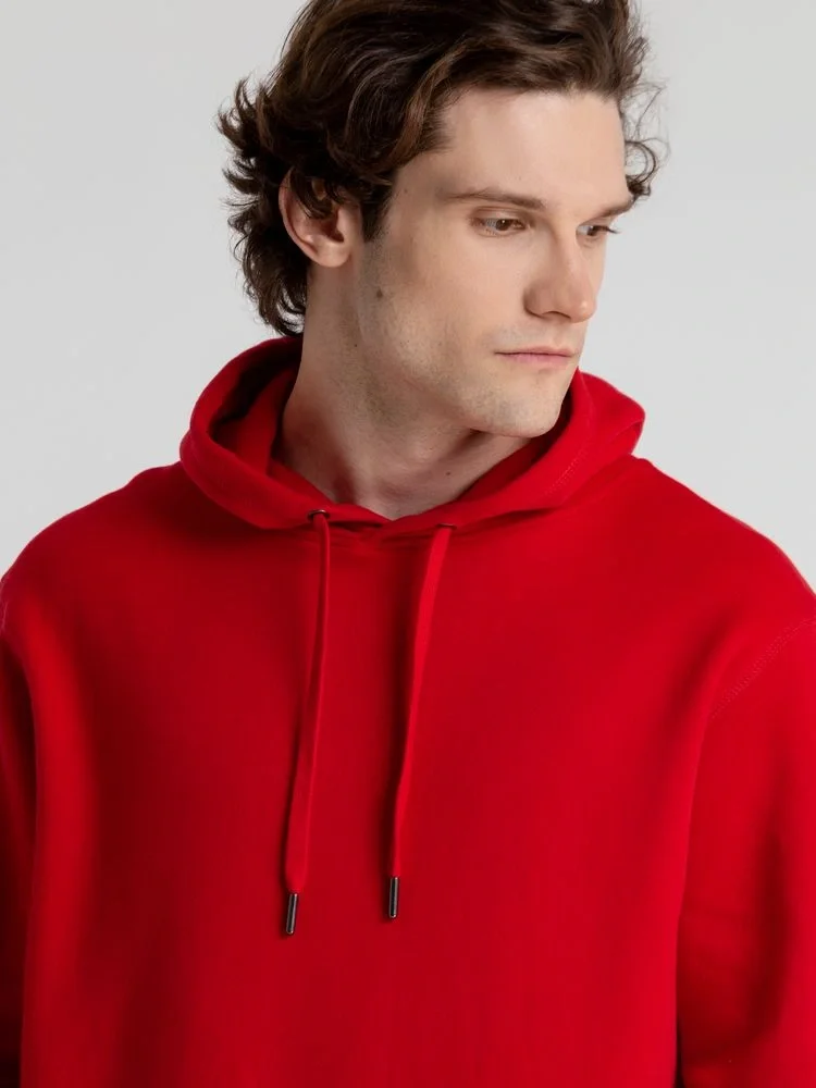 Толстовка с капюшоном унисекс King, красная - фото 12