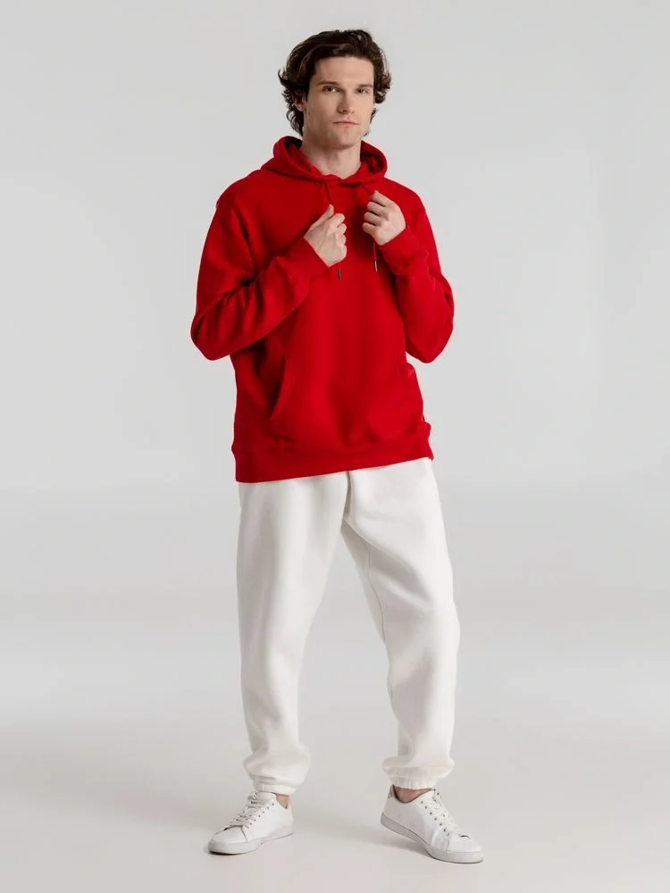 Толстовка с капюшоном унисекс King, красная - фото 13