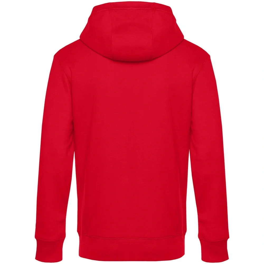 Толстовка с капюшоном унисекс King, красная - фото 3
