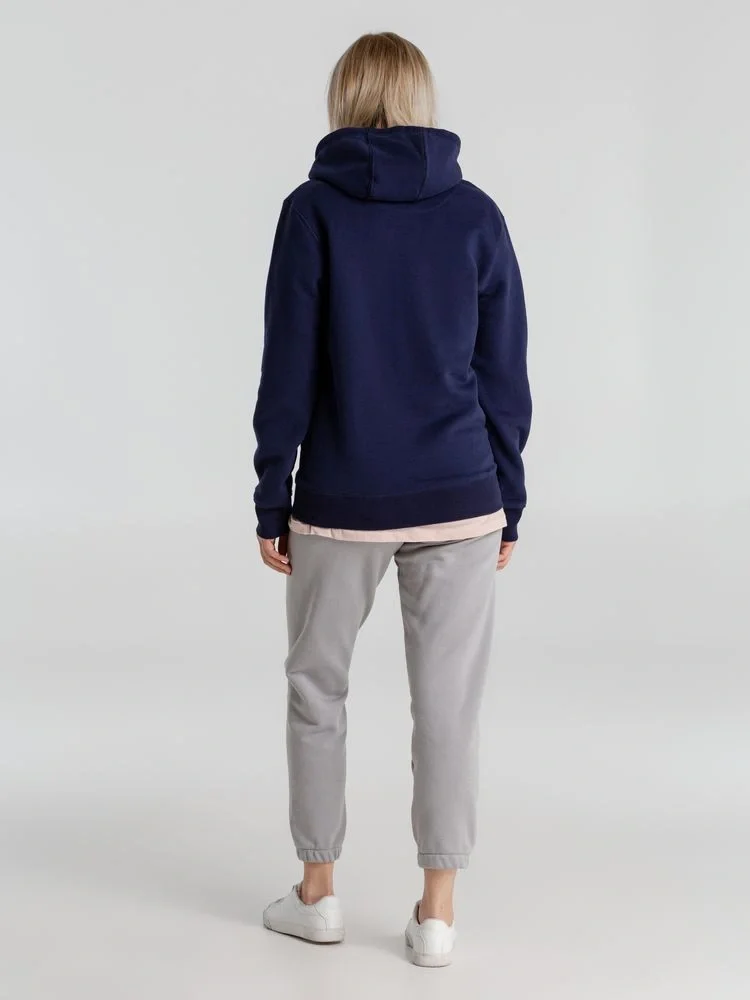 Толстовка с капюшоном унисекс King, темно-синяя - фото 12