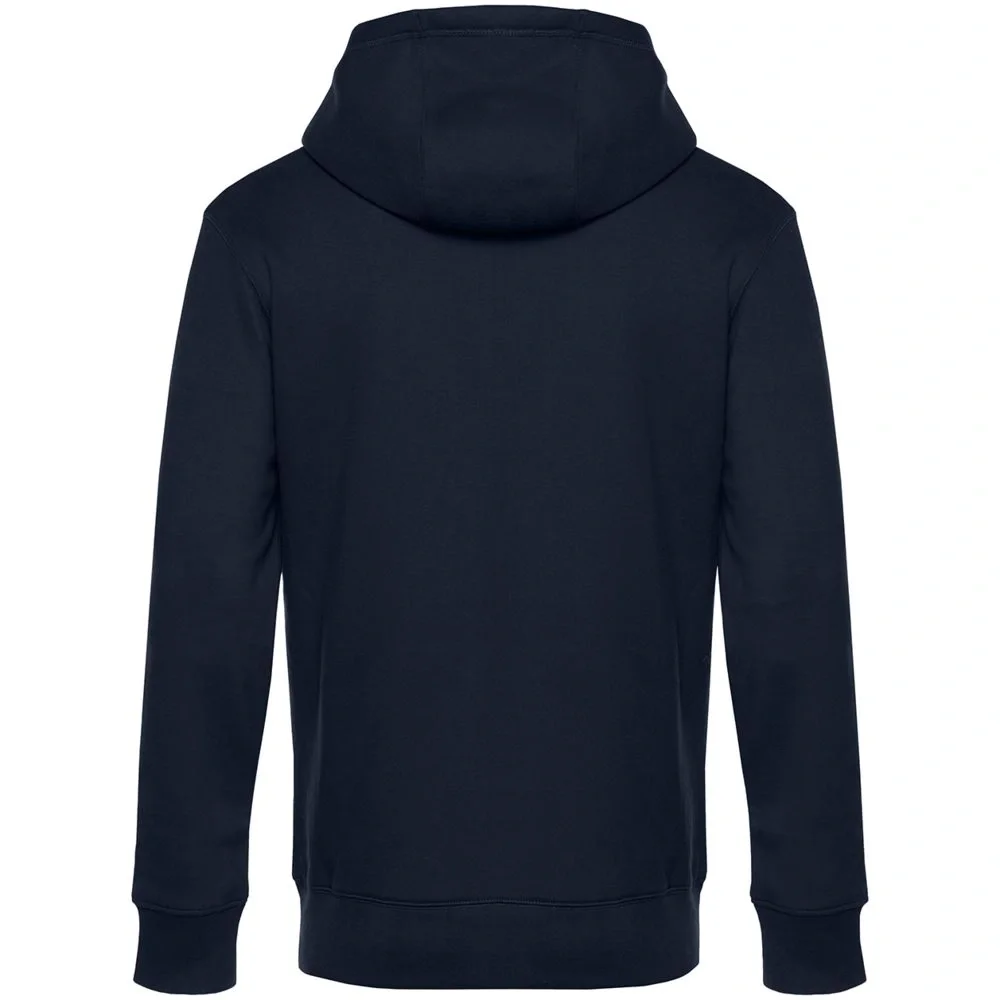 Толстовка с капюшоном унисекс King, темно-синяя - фото 3