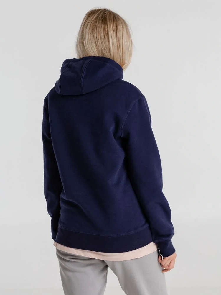 Толстовка с капюшоном унисекс King, темно-синяя - фото 9