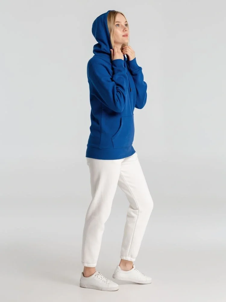 Толстовка с капюшоном унисекс King, ярко-синяя - фото 11