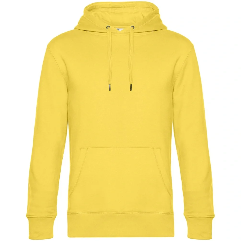 Толстовка с капюшоном унисекс King, желтая - фото 2