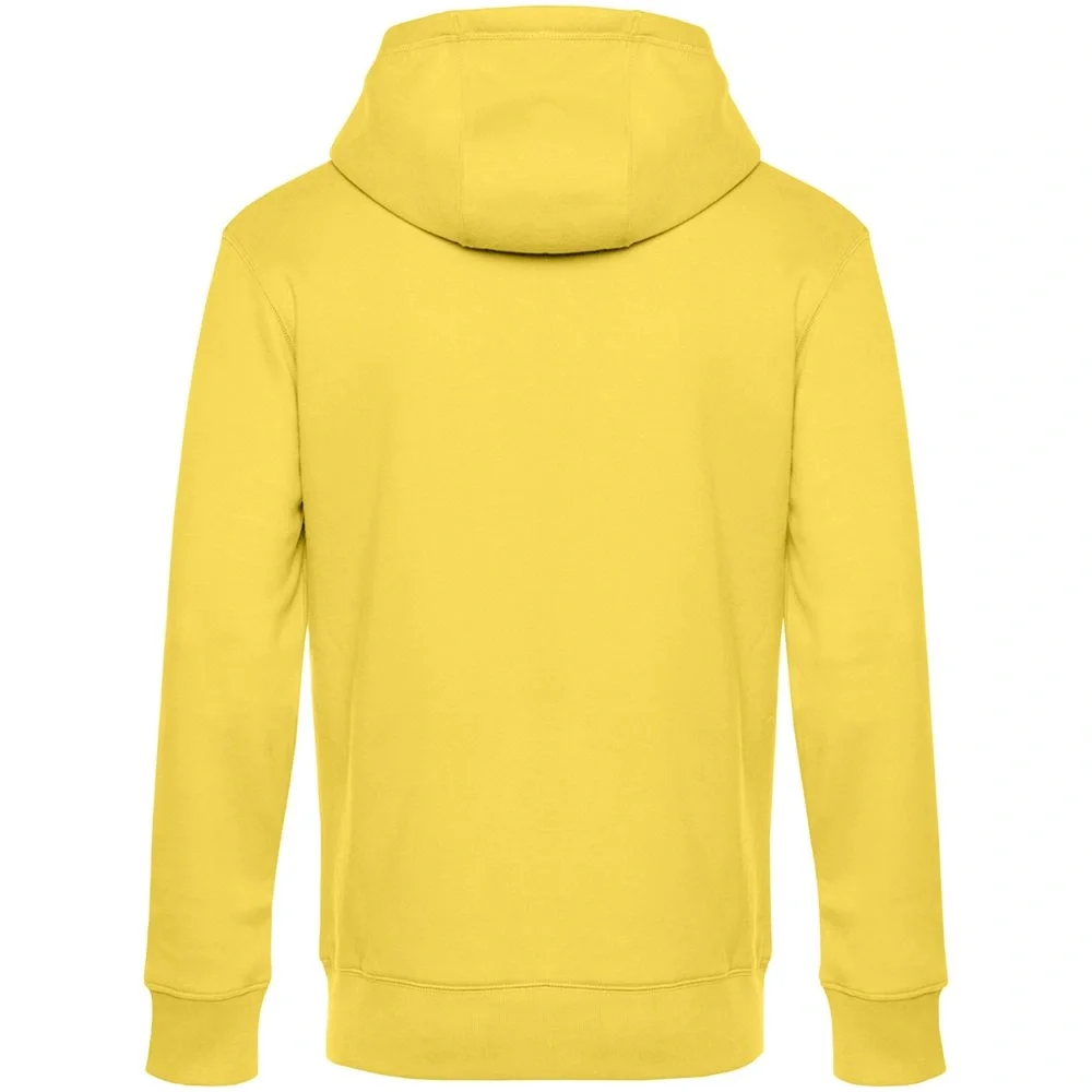 Толстовка с капюшоном унисекс King, желтая - фото 3