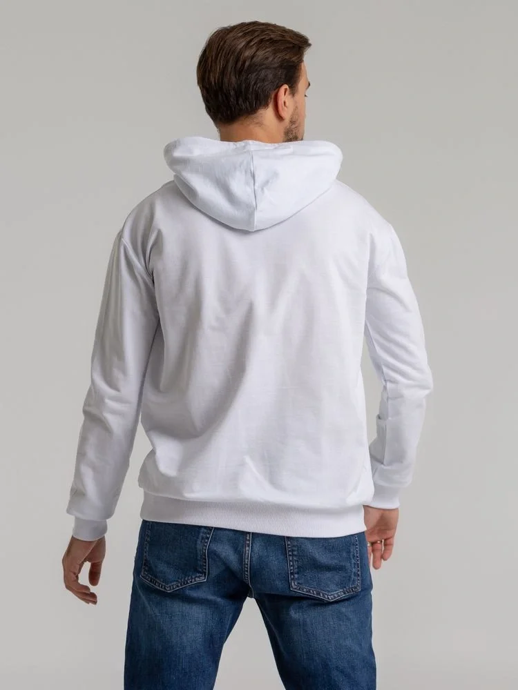 Толстовка с капюшоном Unit Kirenga, белая - фото 15