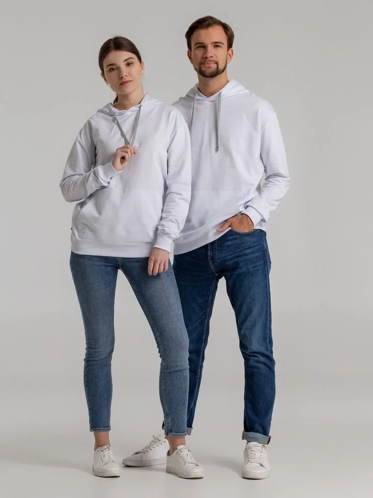 Толстовка с капюшоном Unit Kirenga, белая - фото 18