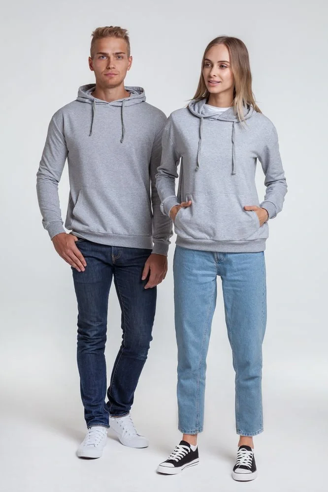 Толстовка с капюшоном Unit Kirenga, белая - фото 9