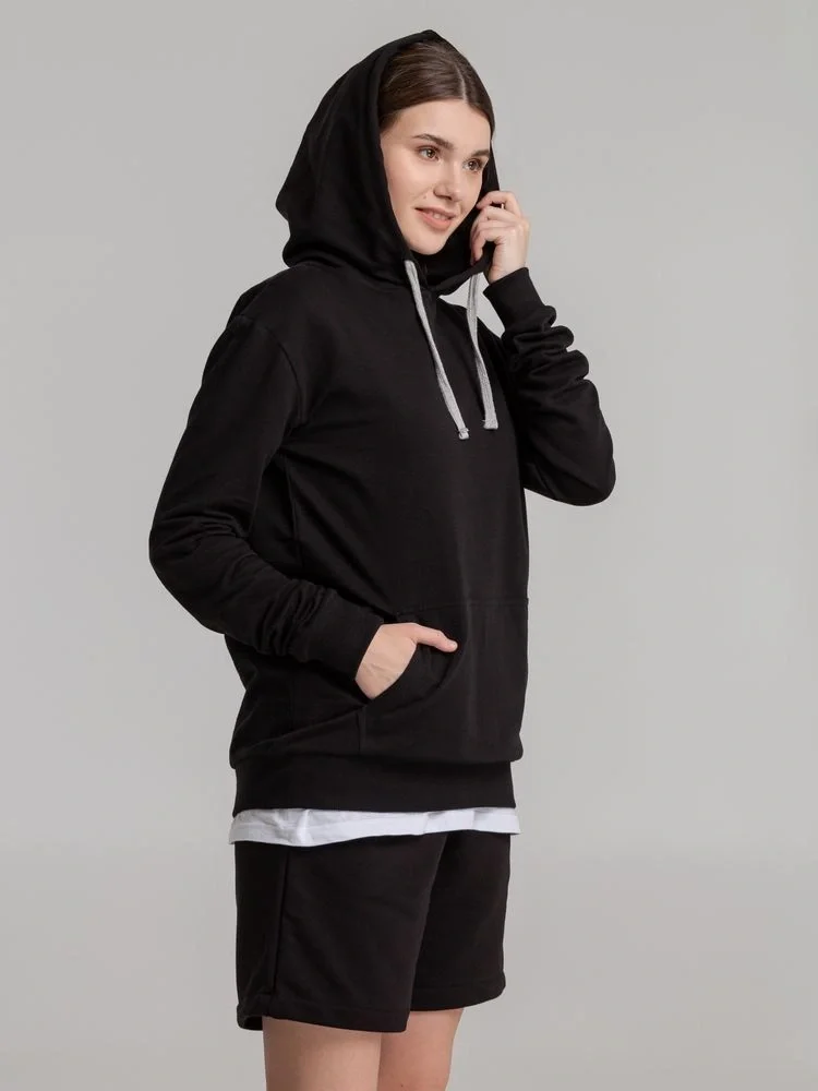 Толстовка с капюшоном Unit Kirenga, черная - фото 18