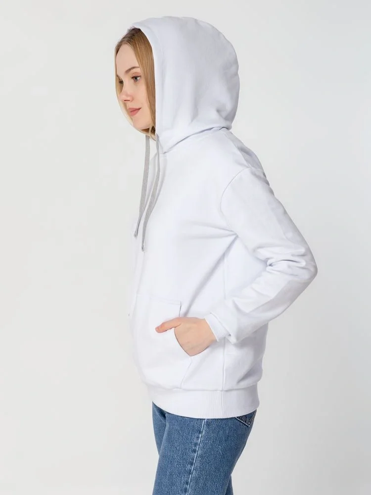 Толстовка с капюшоном Unit Kirenga Heavy, белая - фото 19