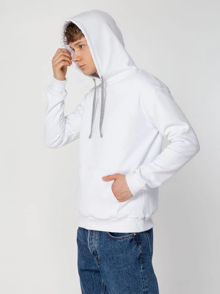 Толстовка с капюшоном Unit Kirenga Heavy, белая - фото 24