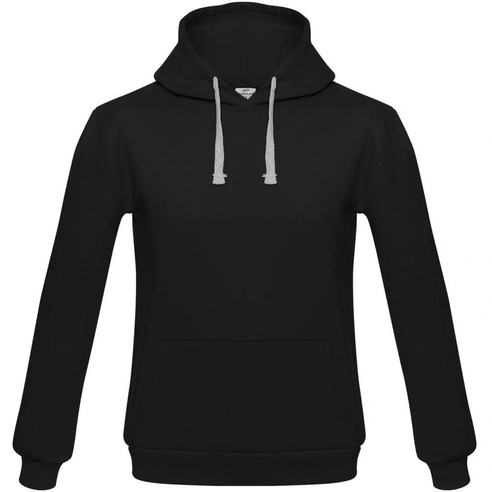 Толстовка с капюшоном Unit Kirenga Heavy, черная - фото 2