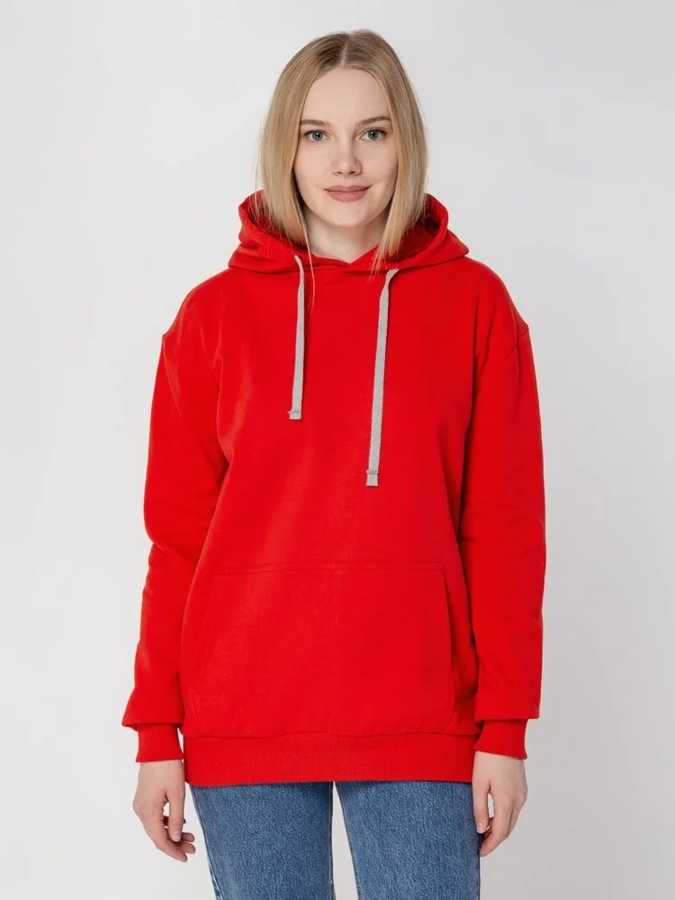 Толстовка с капюшоном Unit Kirenga Heavy, красная - фото 17