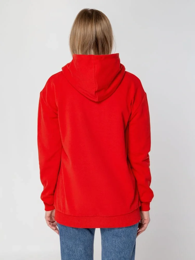 Толстовка с капюшоном Unit Kirenga Heavy, красная - фото 18