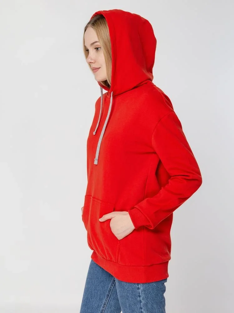 Толстовка с капюшоном Unit Kirenga Heavy, красная - фото 19