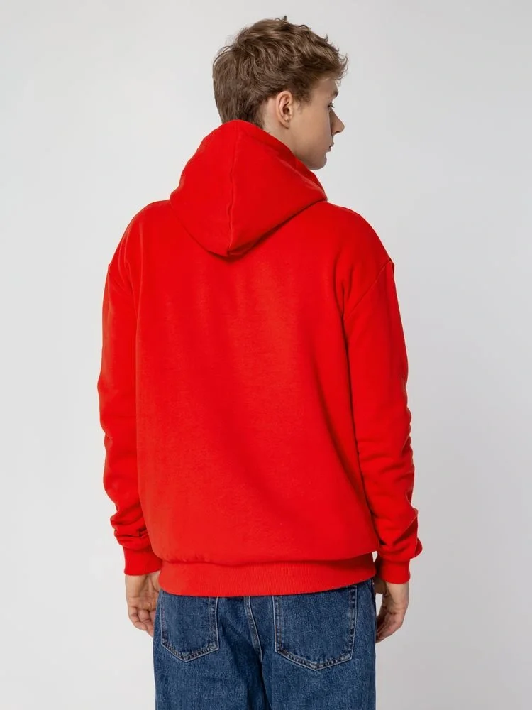 Толстовка с капюшоном Unit Kirenga Heavy, красная - фото 22