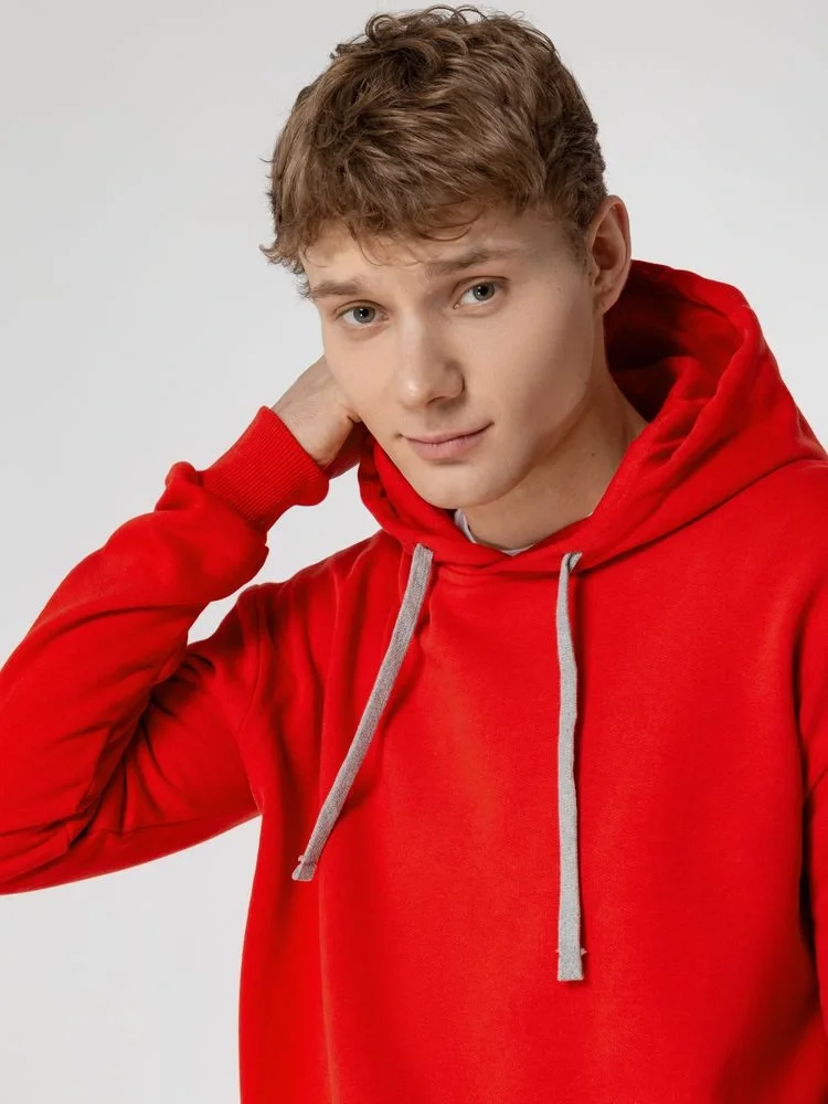 Толстовка с капюшоном Unit Kirenga Heavy, красная - фото 23